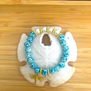 NEW! Handcrafted Dragonfly bracelet